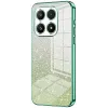 Phonesta Crystal Sparkle Silicone Back Cover hoesje voor Xiaomi 17 - Groen