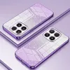 Phonesta Crystal Sparkle Silicone Back Cover hoesje voor Xiaomi 17 - Paars 2