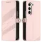 Phonesta Embossed Lines Book Wallet Case hoesje voor Samsung Galaxy Z Fold 6 - Roze