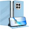 Phonesta Embossed Lines Book Wallet Case hoesje voor OnePlus 13 - Lichtblauw 2