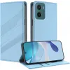 Phonesta Embossed Lines Book Wallet Case hoesje voor Motorola Moto G05 / Moto E15 - Lichtblauw 2