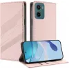 Phonesta Embossed Lines Book Wallet Case hoesje voor Motorola Moto G05 / Moto E15 - Roze 2