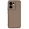 Phonesta Grooved Silicone Back Cover hoesje voor Oppo Reno13 F 4G/5G / Reno13 FS 5G - Bruin