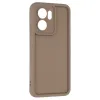Phonesta Grooved Silicone Back Cover hoesje voor Oppo Reno13 F 4G/5G / Reno13 FS 5G - Bruin 3