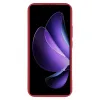 Phonesta Grooved Silicone Back Cover hoesje voor Oppo Reno13 F 4G/5G / Reno13 FS 5G - Rood 2