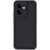 Phonesta Grooved Silicone Back Cover hoesje voor Oppo Reno13 F 4G/5G / Reno13 FS 5G - Zwart