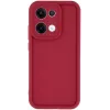 Phonesta Grooved Silicone Back Cover hoesje voor Oppo Reno13 - Rood