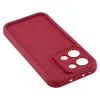 Phonesta Grooved Silicone Back Cover hoesje voor Oppo Reno13 - Rood 4