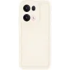 Phonesta Grooved Silicone Back Cover hoesje voor Oppo Reno13 Pro - Beige