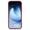 Phonesta Grooved Silicone Back Cover hoesje voor Oppo Reno13 Pro - Rood 2