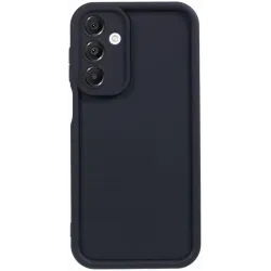 Phonesta Grooved Silicone Back Cover hoesje voor Samsung Galaxy A16 - Zwart