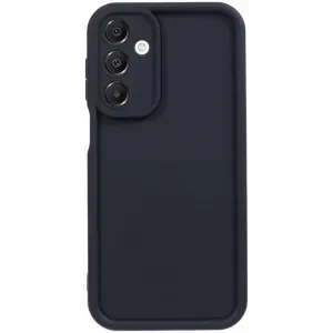 Phonesta Grooved Silicone Back Cover hoesje voor Samsung Galaxy A16 - Zwart