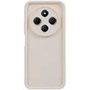 Phonesta Grooved Silicone Back Cover hoesje voor Xiaomi Redmi 14C / Xiaomi Poco C75 - Beige