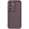 Phonesta Grooved Silicone Back Cover hoesje voor Samsung Galaxy S25 - Bruin