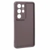 Phonesta Grooved Silicone Back Cover hoesje voor Samsung Galaxy S25 Ultra - Bruin 3