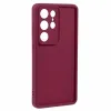 Phonesta Grooved Silicone Back Cover hoesje voor Samsung Galaxy S25 Ultra - Rood 3