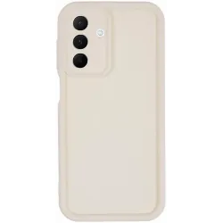 Phonesta Grooved Silicone Back Cover hoesje voor Samsung Galaxy A26 - Beige