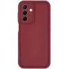 Phonesta Grooved Silicone Back Cover hoesje voor Samsung Galaxy A26 - Rood