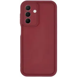 Phonesta Grooved Silicone Back Cover hoesje voor Samsung Galaxy A26 - Rood
