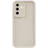 Phonesta Grooved Silicone Back Cover hoesje voor Samsung Galaxy A36 - Beige