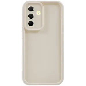 Phonesta Grooved Silicone Back Cover hoesje voor Samsung Galaxy A36 - Beige