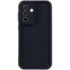 Phonesta Grooved Silicone Back Cover hoesje voor Samsung Galaxy A36 - Zwart