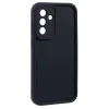 Phonesta Grooved Silicone Back Cover hoesje voor Samsung Galaxy A36 - Zwart 3