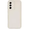 Phonesta Grooved Silicone Back Cover hoesje voor Samsung Galaxy A56 - Beige
