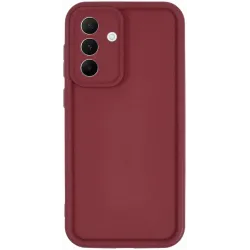 Phonesta Grooved Silicone Back Cover hoesje voor Samsung Galaxy A56 - Rood