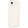 Phonesta Grooved Silicone Back Cover hoesje voor Apple iPhone 17e/16e - Beige