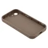 Phonesta Grooved Silicone Back Cover hoesje voor Apple iPhone 17e/16e - Bruin 6