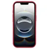 Phonesta Grooved Silicone Back Cover hoesje voor Apple iPhone 17e/16e - Rood 2