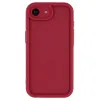 Phonesta Grooved Silicone Back Cover hoesje voor Apple iPhone 17e/16e - Rood 3