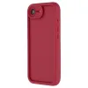 Phonesta Grooved Silicone Back Cover hoesje voor Apple iPhone 17e/16e - Rood 4