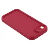 Phonesta Grooved Silicone Back Cover hoesje voor Apple iPhone 17e/16e - Rood 5
