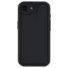 Phonesta Grooved Silicone Back Cover hoesje voor Apple iPhone 17e/16e - Zwart 3