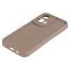 Phonesta Grooved Silicone Back Cover hoesje voor Motorola Moto G35 - Bruin 3