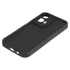 Phonesta Grooved Silicone Back Cover hoesje voor Motorola Moto G35 - Zwart 3