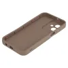 Phonesta Grooved Silicone Back Cover hoesje voor Motorola Moto G55 - Bruin 5