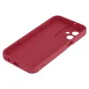 Phonesta Grooved Silicone Back Cover hoesje voor Motorola Moto G55 - Rood 5