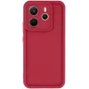 Phonesta Grooved Silicone Back Cover hoesje voor Xiaomi Redmi Note 14 4G - Rood
