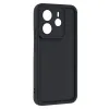 Phonesta Grooved Silicone Back Cover hoesje voor Xiaomi Redmi Note 14 4G - Zwart 3