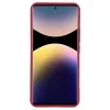Phonesta Grooved Silicone Back Cover hoesje voor Xiaomi Redmi Note 14 Pro 5G / Xiaomi Poco X7 - Rood 2