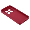 Phonesta Grooved Silicone Back Cover hoesje voor Xiaomi Redmi Note 14 Pro Plus - Rood 5
