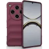 Phonesta GripShell Silicone Back Cover hoesje voor Oppo Find X8 Pro - Bordeaux