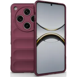 Phonesta GripShell Silicone Back Cover hoesje voor Oppo Find X8 Pro - Bordeaux