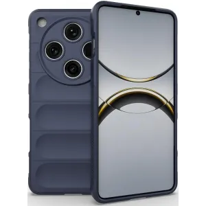 Phonesta GripShell Silicone Back Cover hoesje voor Oppo Find X8 Pro - Donkerblauw