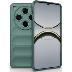 Phonesta GripShell Silicone Back Cover hoesje voor Oppo Find X8 Pro - Donkergroen