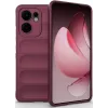 Phonesta GripShell Silicone Back Cover hoesje voor Oppo Reno13 F 4G/5G / Reno13 FS 5G - Bordeaux