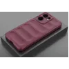 Phonesta GripShell Silicone Back Cover hoesje voor Oppo Reno13 F 4G/5G / Reno13 FS 5G - Bordeaux 2